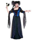 Gothic Princess  Velvet Dress With Veils, Headpiece With Veil 