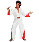 King Of Rock'N'Roll  Jumpsuit With Sequin Trimmings, Belt 