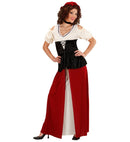 Tavern Wench  Dress, Corset, Choker, Headpiece 