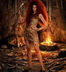 Cavegirl  Dress, Belt 