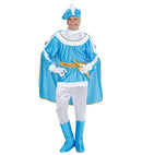 Charming Prince  Coat, Pants, Belt With Dagger-Holster, Boot Covers, Cape, Hat With Gem And Feather 