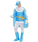 Charming Prince  Coat, Pants, Belt With Dagger-Holster, Boot Covers, Cape, Hat With Gem And Feather 