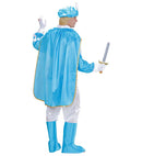Charming Prince  Coat, Pants, Belt With Dagger-Holster, Boot Covers, Cape, Hat With Gem And Feather 