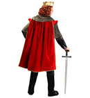 Royal Knight  Coat, Cape, Pants, Boot Covers, Crown With Gems 