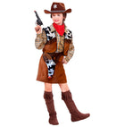 Cowgirl  Shirt, Vest, Skirt, Belt With Pistol Holster, Boot Covers 