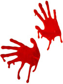 Horrible Blooded Hands Red Halloween Window Decoration 1