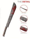 Blooded Chopper Adult Grey Halloween Toy Prop 74cm 5