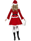 Miss Santa Costume Red Jacket Skirt Hat Belt and Muff 3