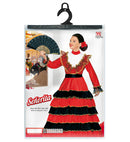 Señorita  Dress With Wire Hoop, Belt 
