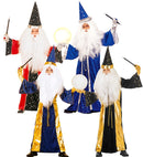 Fantasy Wizard Velvet - 4 Stylesass. -  Robe, Hat 