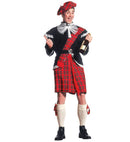 Scot  Jacket With Jabot, Kilt, Belt, Bows For Socks, Hat 