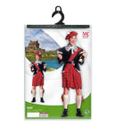 Scot  Jacket With Jabot, Kilt, Belt, Bows For Socks, Hat 