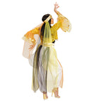 Harem Dancer  Shirt, Sequin Jacket, Pants With Veils, Belt, Headpiece With Veils 
