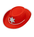 Red Cowboy Hat Felt