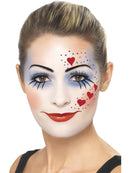 Clown Make Up Kit Adult Mixed Colors Facepaint Foam Nose Crayons and Sponge 8