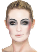 Vampire Make Up Set White Black and Red Facepaint Fangs Adhesive Blood and Applicator 7