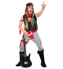 Rock Star  Sleeveless Shirt, Pants, Belt, Wristband, Arm And Legbands, Boot Covers, Headband 