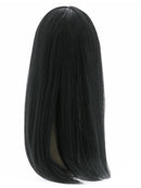 Witch Wig Black 60cm Centre Parting Adult Costume Accessory 3