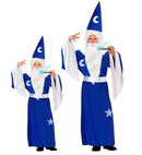 Wizard  Robe With Collar, Belt, Hat 