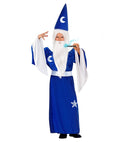 Wizard  Robe With Collar, Belt, Hat 