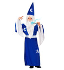 Wizard  Robe With Collar, Belt, Hat 