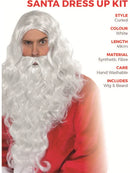 Traditional Santa White Wig and Beard Adult Xmas Costume Accessory 5