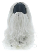 Traditional Santa White Wig and Beard Adult Xmas Costume Accessory 2