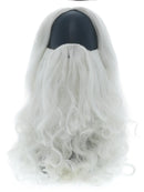 Traditional Santa White Wig and Beard Adult Xmas Costume Accessory 2