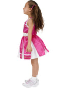 Cheerleader Costume Child Pink Dress and Pom Poms 3