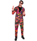 Neon Hippie Party Fashion Suit  Jacket, Pants 