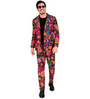 Neon Hippie Party Fashion Suit  Jacket, Pants 