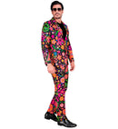 Neon Hippie Party Fashion Suit  Jacket, Pants 