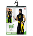 Power Ninja  Hooded Coat With Muscle Arms, Pants, Belt 