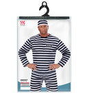 Convict White/Black  Coat, Pants, Hat 