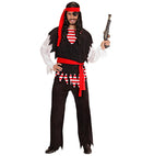 Pirate  Shirt, Vest, Pants, Belt, Headband 
