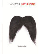 Big Bushy Gringo Tash Adult Black Mexican Moustache 3