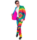 Neon Tie Dye Party Fashion Suit  Jacket, Pants 