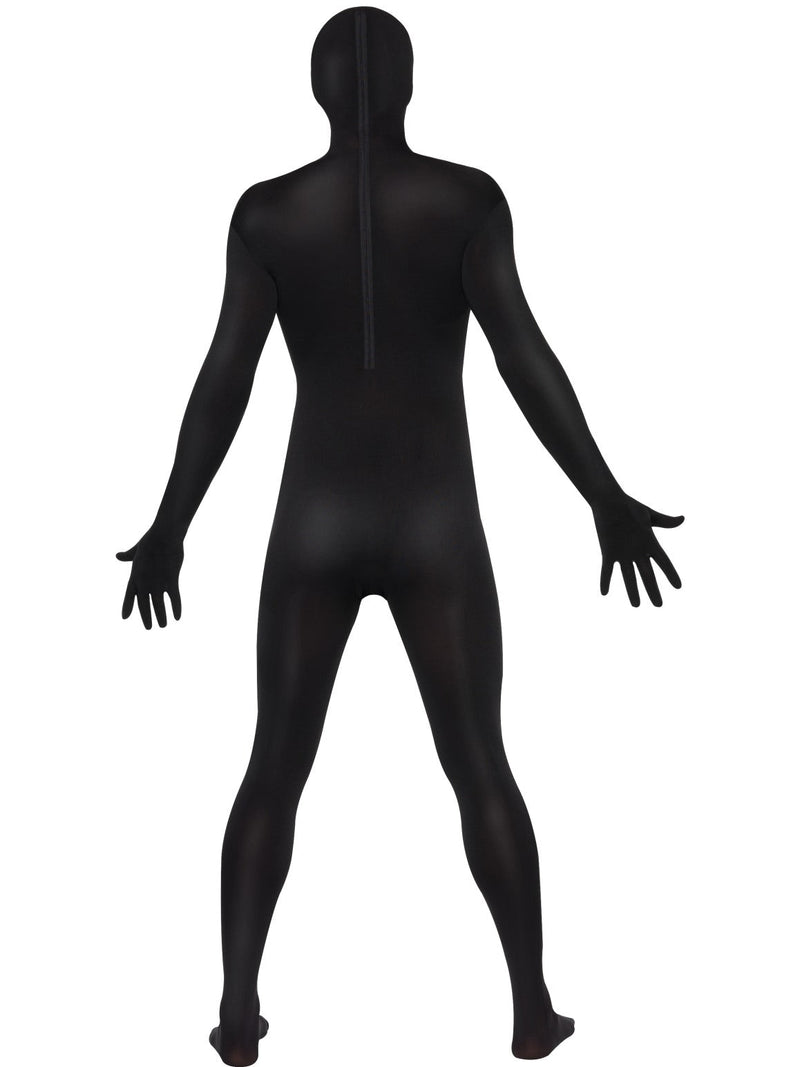 Second Skin Suit Adult Black Morph Party Jumpsuit