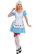 Deck of Cards Girl Costume Ladies Blue Dress Alice in Wonderland Style 4