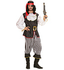 Pirate  Coat With Jabot, Pants, Belt, Boot Covers, Headband 