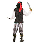 Pirate  Coat With Jabot, Pants, Belt, Boot Covers, Headband 