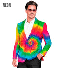 Neon Tie Dye Party Fashion Jacket  Jacket 