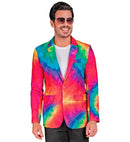 Neon Tie Dye Party Fashion Jacket  Jacket 