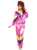 80s Height Of Fashion Shell Suit Costume Adult Pink 4