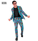 The 80S Party Fashion Suit  Jacket, Pants 