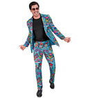 The 80S Party Fashion Suit  Jacket, Pants 