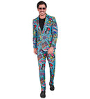The 80S Party Fashion Suit  Jacket, Pants 