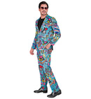 The 80S Party Fashion Suit  Jacket, Pants 