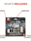 Ghost Ship Make Up Kit 6 Colours Halloween Face Paint 9