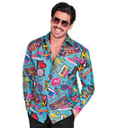 The 80S Party Fashion Shirt  Shirt 